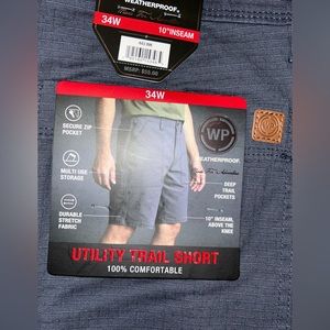Weatherproof  shorts size 34 with 10” inseam